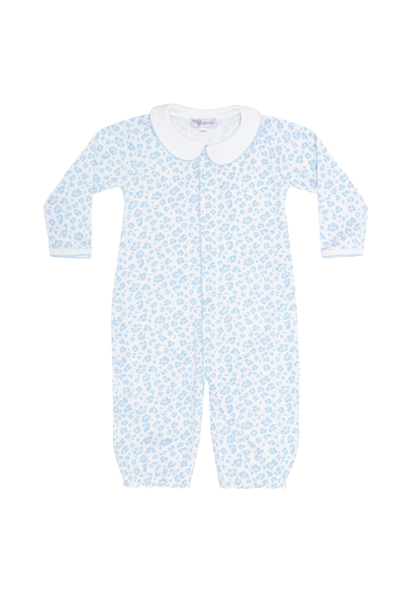 Image of Blue Cheetah Print Converter Gown